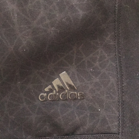 Adidas size med black thin zip up jacket/sweater 10/10 condition - Picture 3 of 6